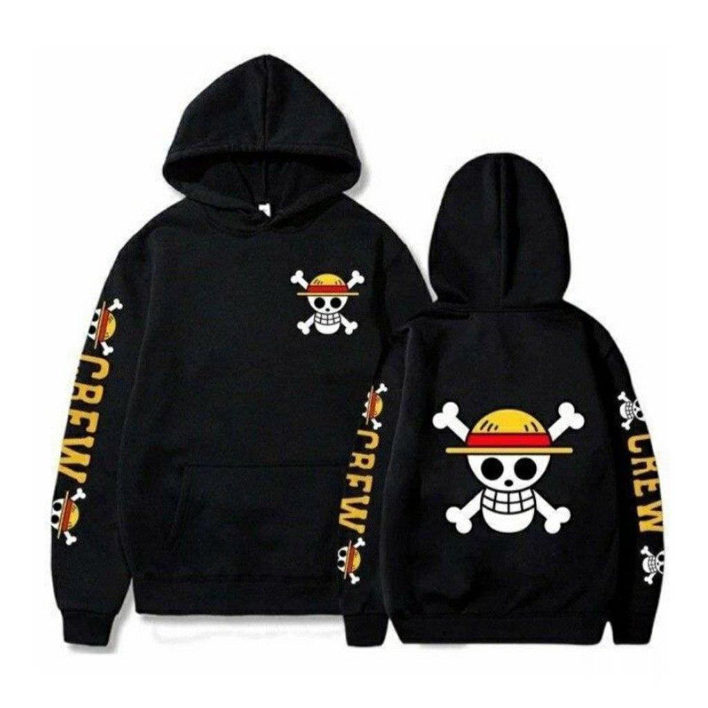 Winter Clothing In Japan - One Piece Skull Print Hoodie Men