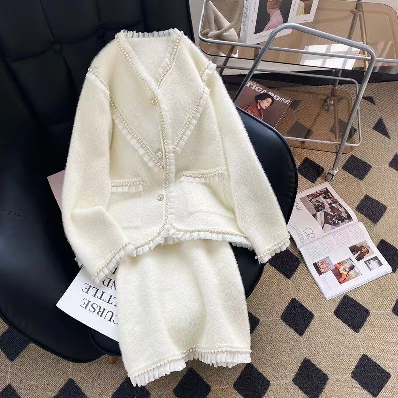Winter Clothing Vintage - Women Vintage Winter Pear Suit Jacket