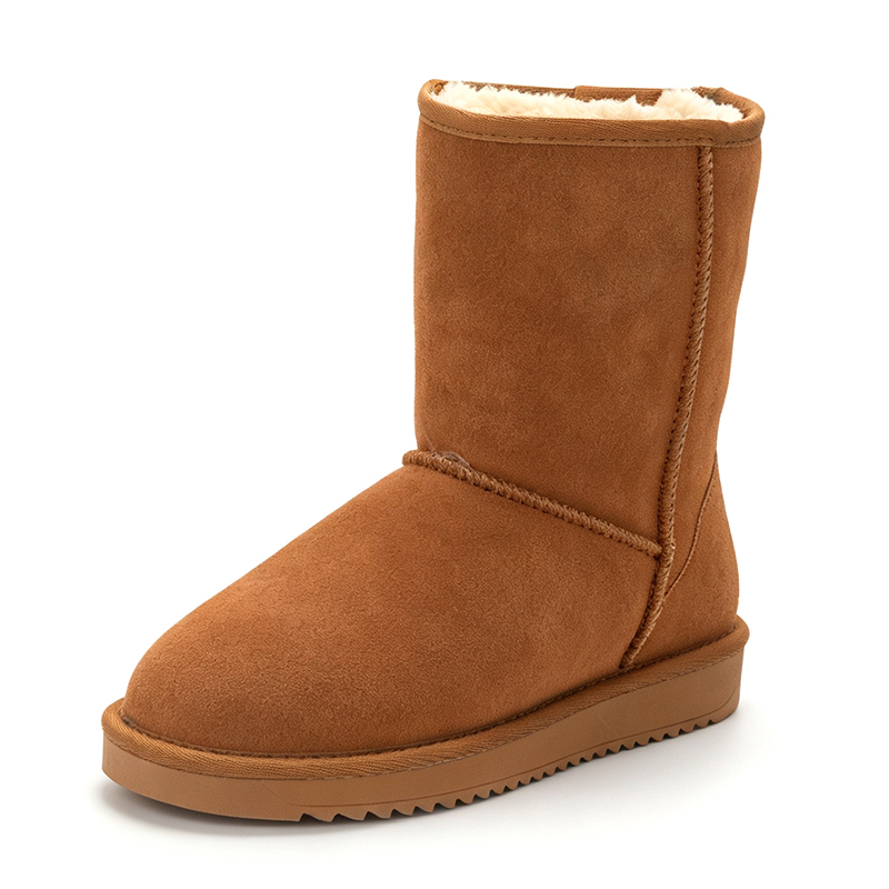 Snow Boot Fur Lined - Women Classic Mid Calf Snow Boots