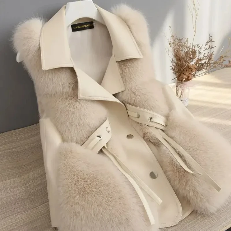Winter Clothing On Sale - Solid Color Waistcoat Woman Lace Up