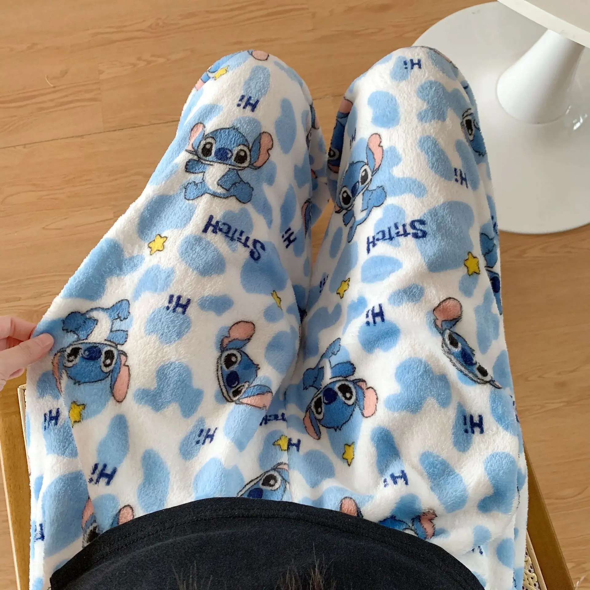 Winter Clothing Gear - Cartoon Stitch Flannel Pajamas Autumn Winter