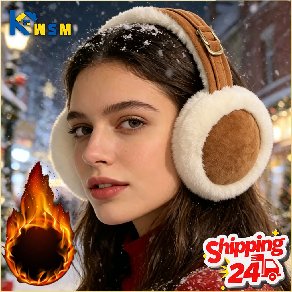 Ear Muff Foldable - 1-3PC Winter Earmuffs Soft Warm Plush