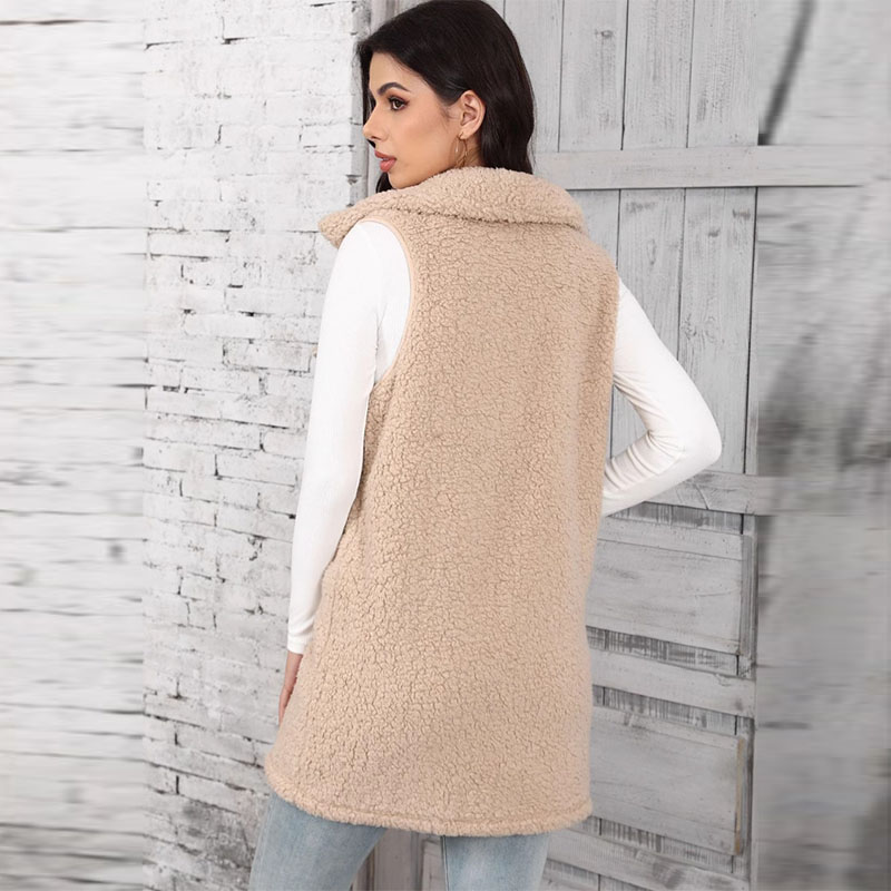 Women's Lamb Plush Vests Splic - Winter Clothing On Sale review and price