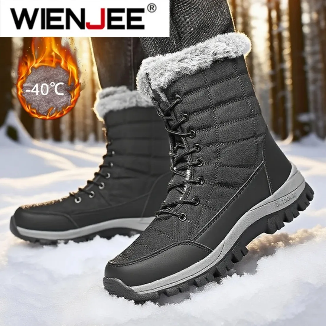 Men Winter Snow Boots Waterpro - Snow Boot Fur Lined review and price