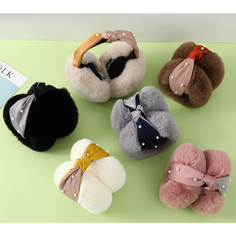 Anjj New Inlay Peral Earmuffs  - Winter Clothing Earmuffs review and price