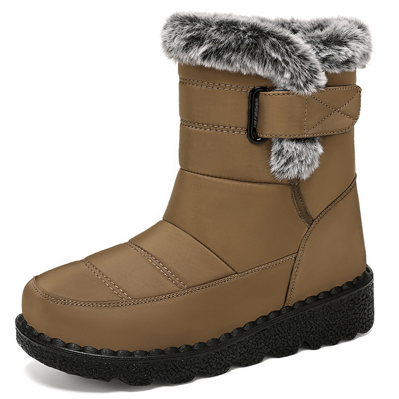 Women Mid Calf Snow Boots Fuzz - Snow Boot Fur Lined review and price