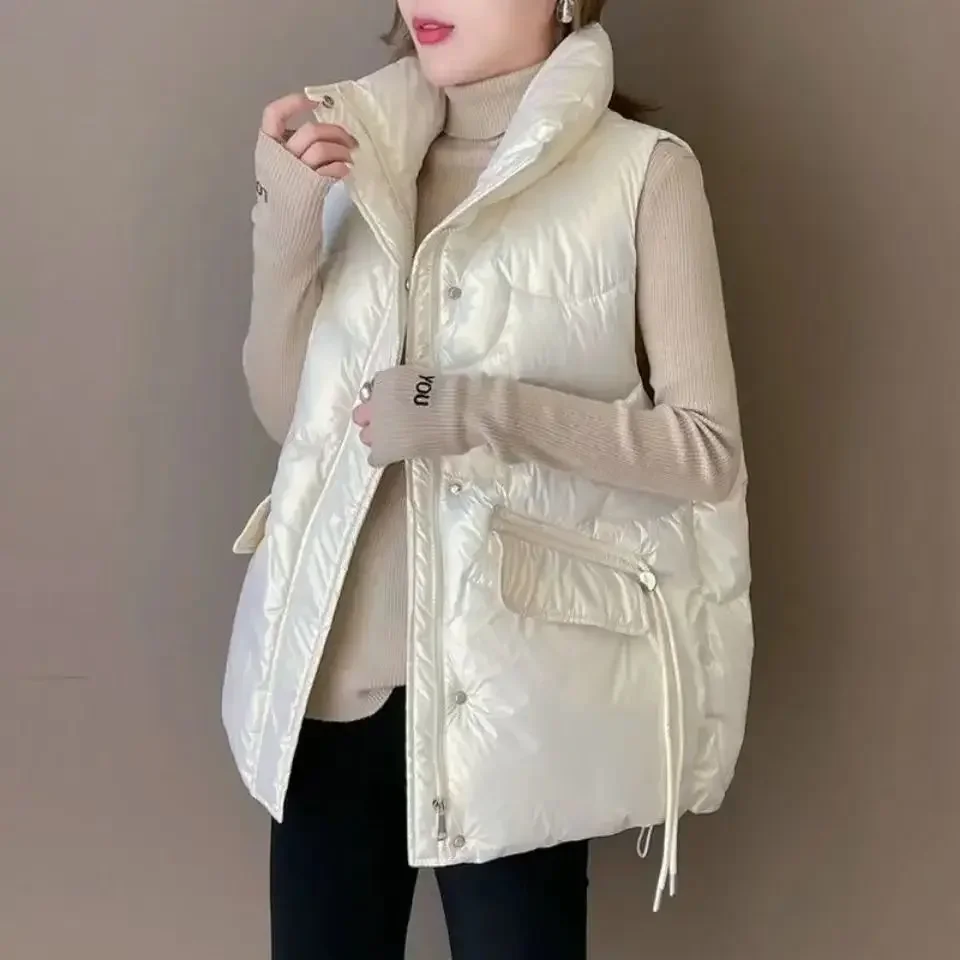 Down Waistcoat Woman Half Quil - Winter Clothing On Sale review and price