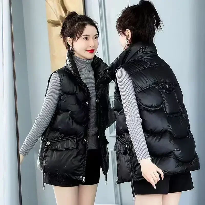 Down Waistcoat Woman Half Quil - Winter Clothing On Sale review and price