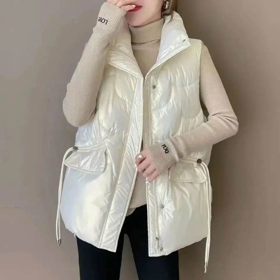 Down Waistcoat Woman Half Quil - Winter Clothing On Sale review and price