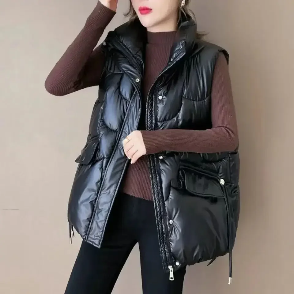 Down Waistcoat Woman Half Quil - Winter Clothing On Sale review and price