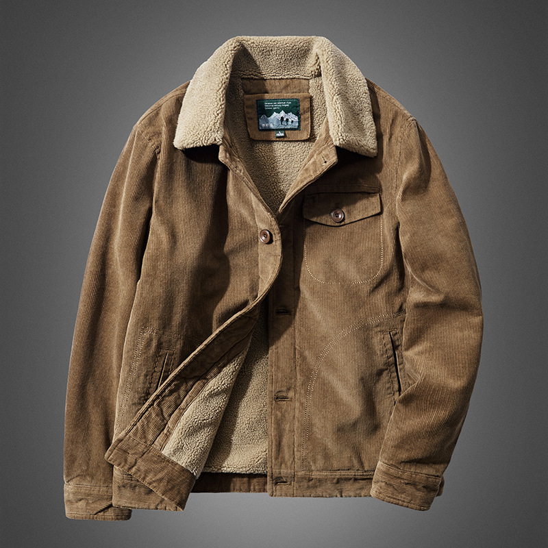 High Quality Warm Corduroy Wor - Quality Winter Clothing Bomber Jacket review and price