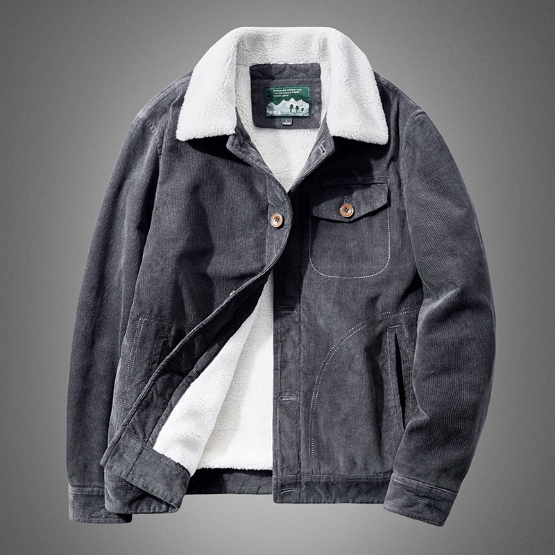 High Quality Warm Corduroy Wor - Quality Winter Clothing Bomber Jacket review and price