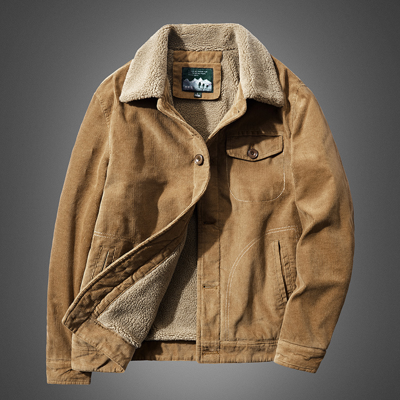 High Quality Warm Corduroy Wor - Quality Winter Clothing Bomber Jacket review and price
