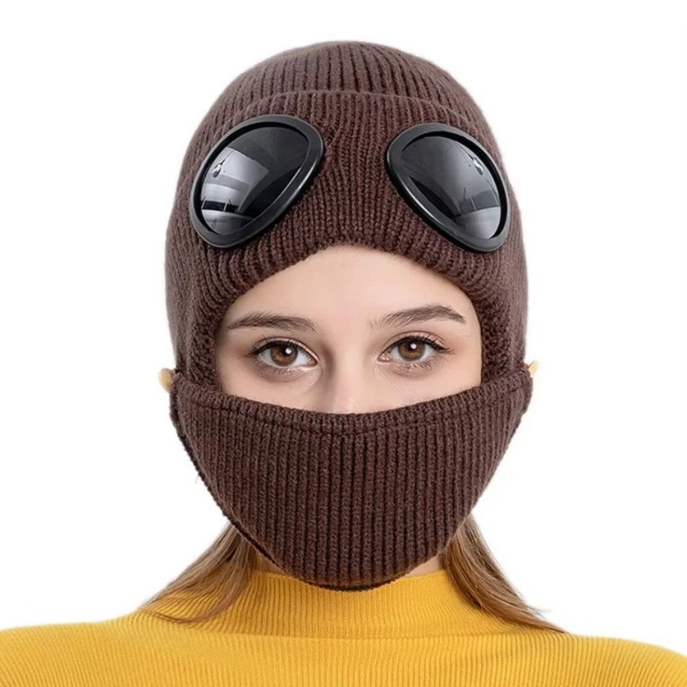Fleece-lined Warm Woolen Hat K - Winter Clothing Earmuffs review and price
