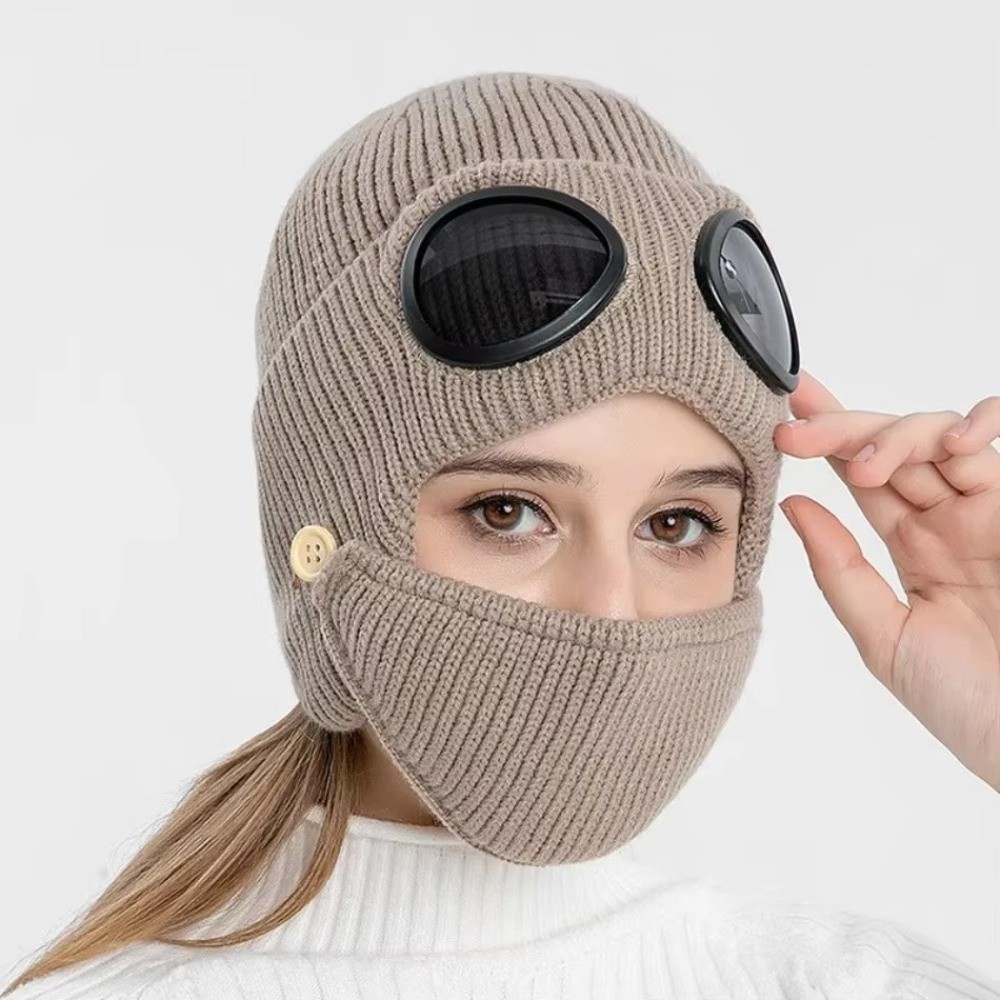 Fleece-lined Warm Woolen Hat K - Winter Clothing Earmuffs review and price