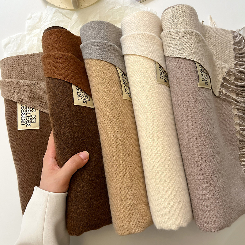 Fashion Solid Cashmere Warm Sc - Cashmere Scarf Wrap review and price