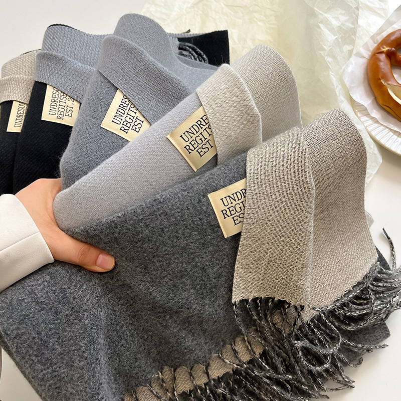 Fashion Solid Cashmere Warm Sc - Cashmere Scarf Wrap review and price
