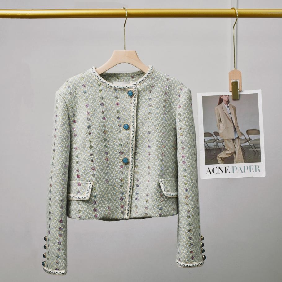 Women Elegant Tweed Luxury Sui - Winter Clothing Vintage review and price