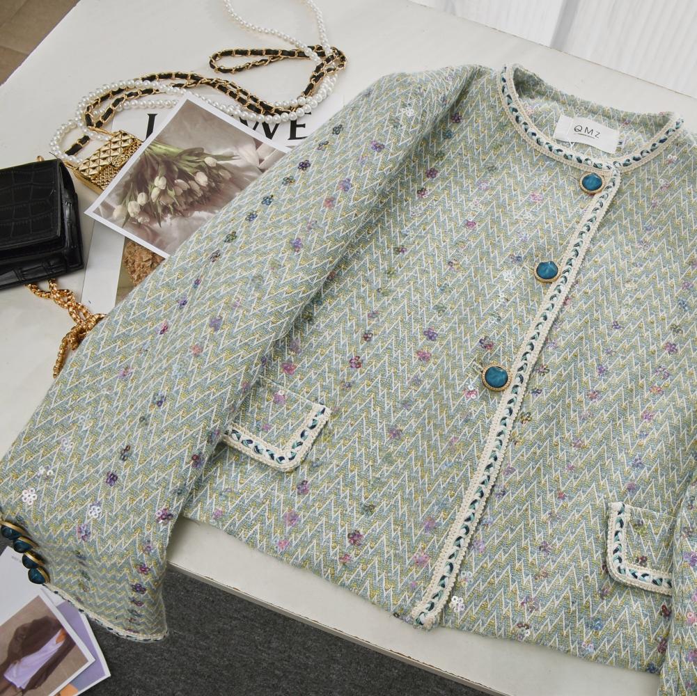 Women Elegant Tweed Luxury Sui - Winter Clothing Vintage review and price