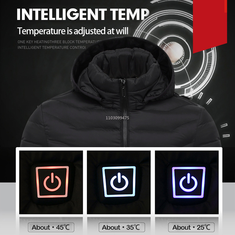 21 Areas USB Electric Heated J - Winter Clothing Hiking review and price