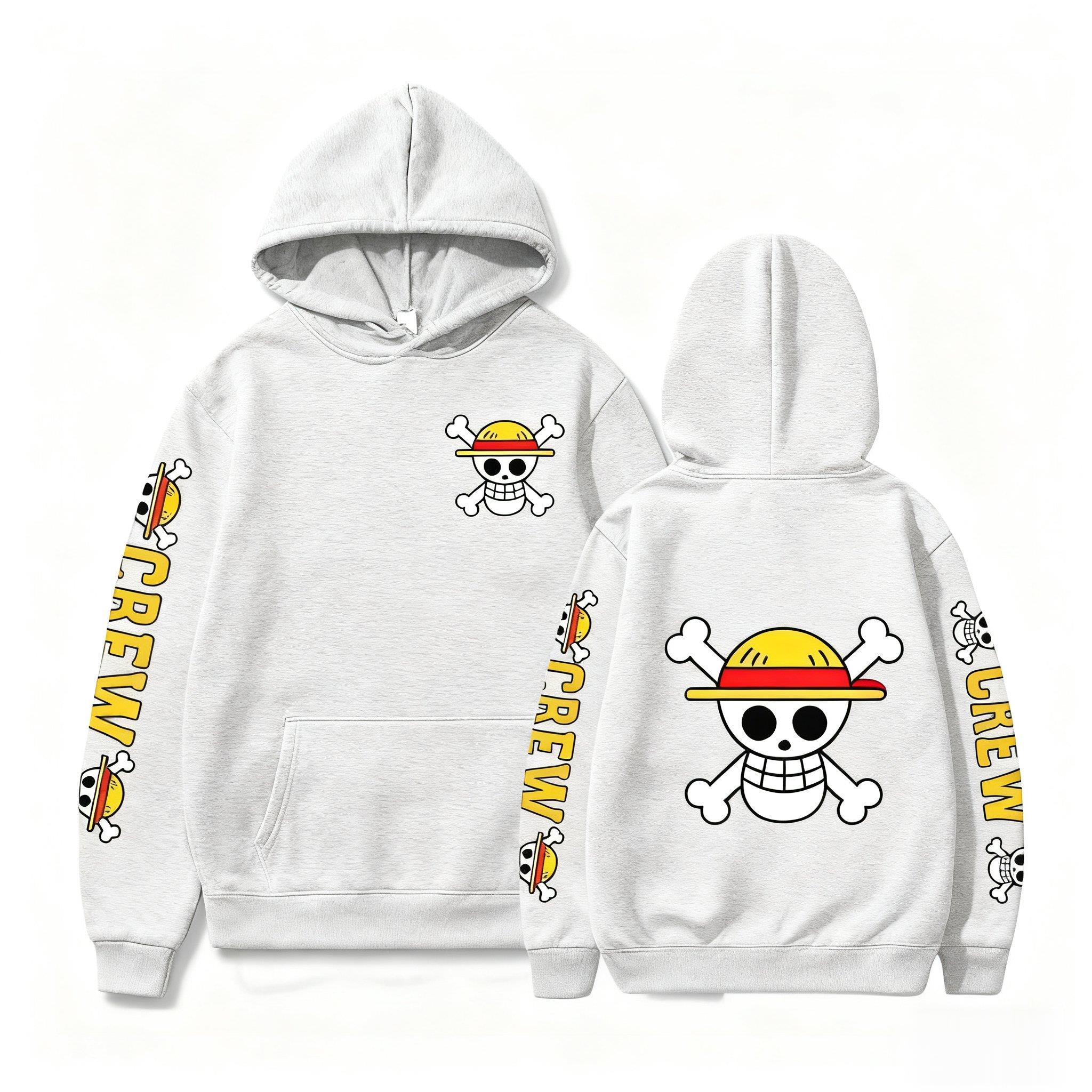 One Piece Skull Print Hoodie M - Winter Clothing In Japan review and price