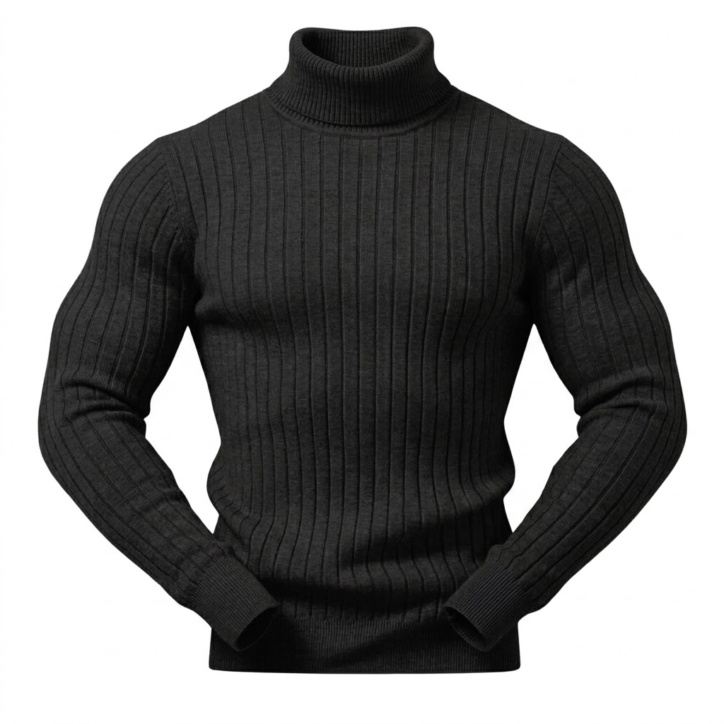 New Men's Slim Fit Turtleneck  - Winter Clothing Game review and price