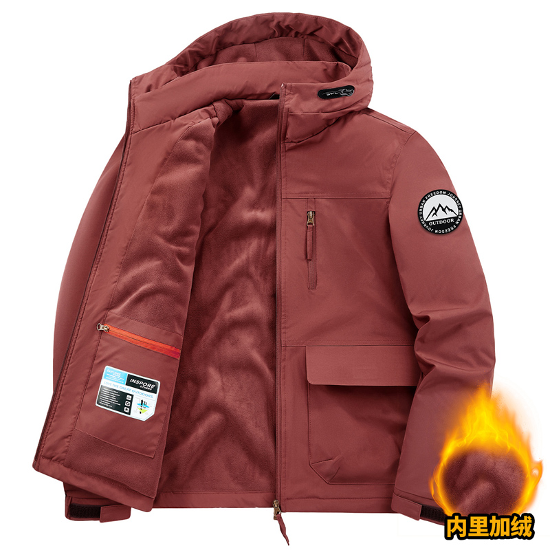 Thick Warm Multi Pocket Winter - Quality Winter Clothing Bomber Jacket review and price