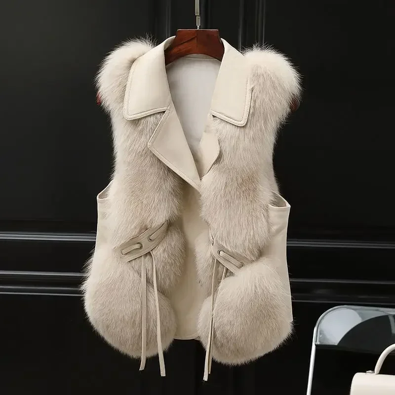 Solid Color Waistcoat Woman La - Winter Clothing On Sale review and price