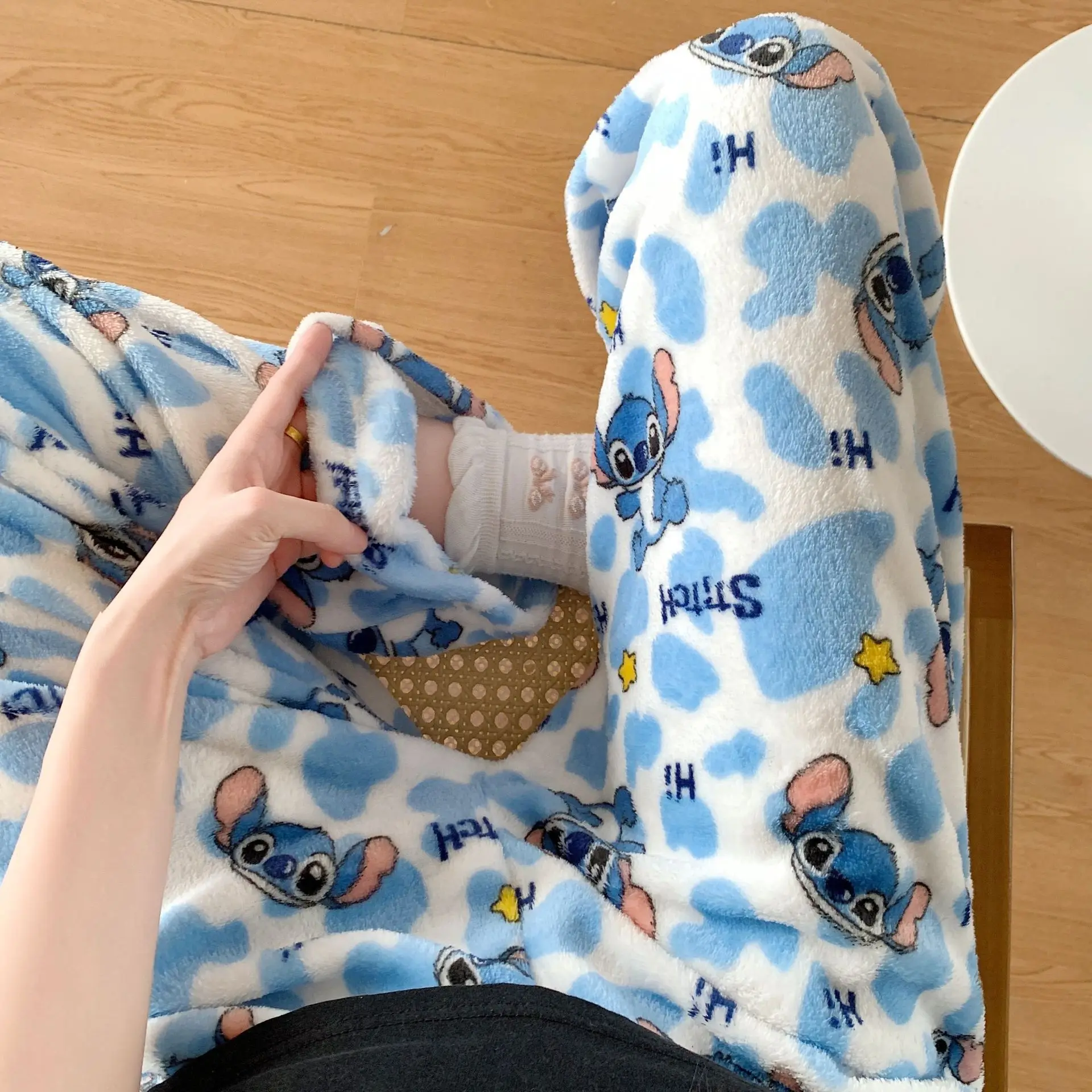 Cartoon Stitch Flannel Pajamas - Winter Clothing Gear review and price